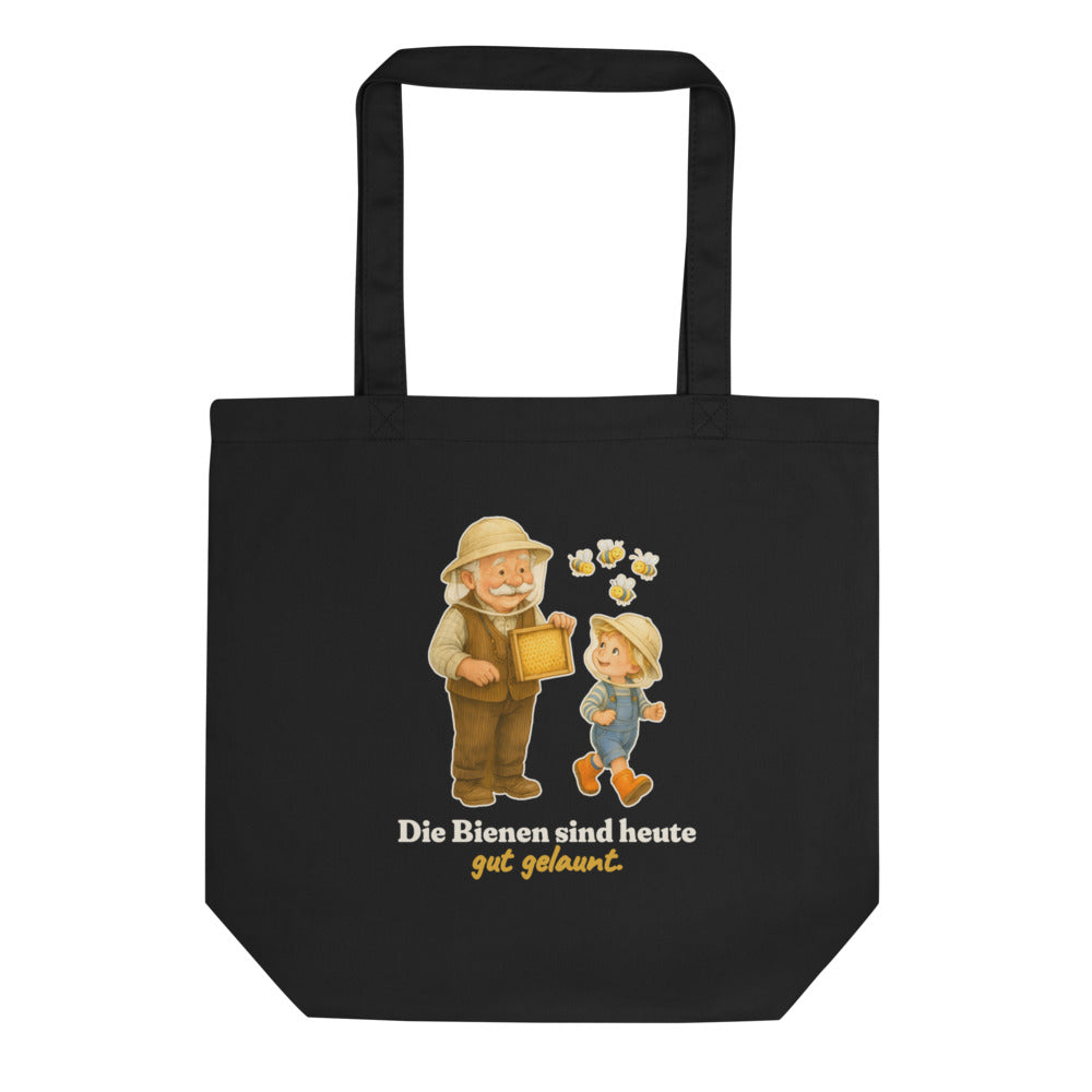 Die Bienen sind heute gut gelaunt. — Stoffbeutel – Schwarz