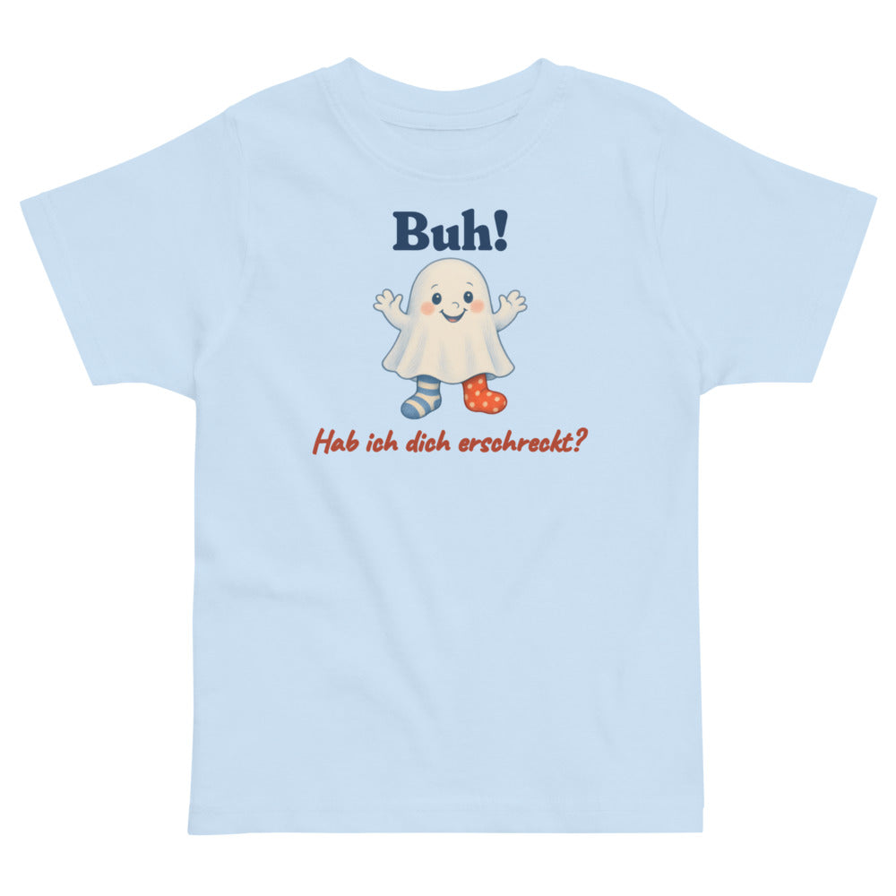 Buh! Hab ich dich erschreckt? — Kleinkind-Shirt – Hellblau