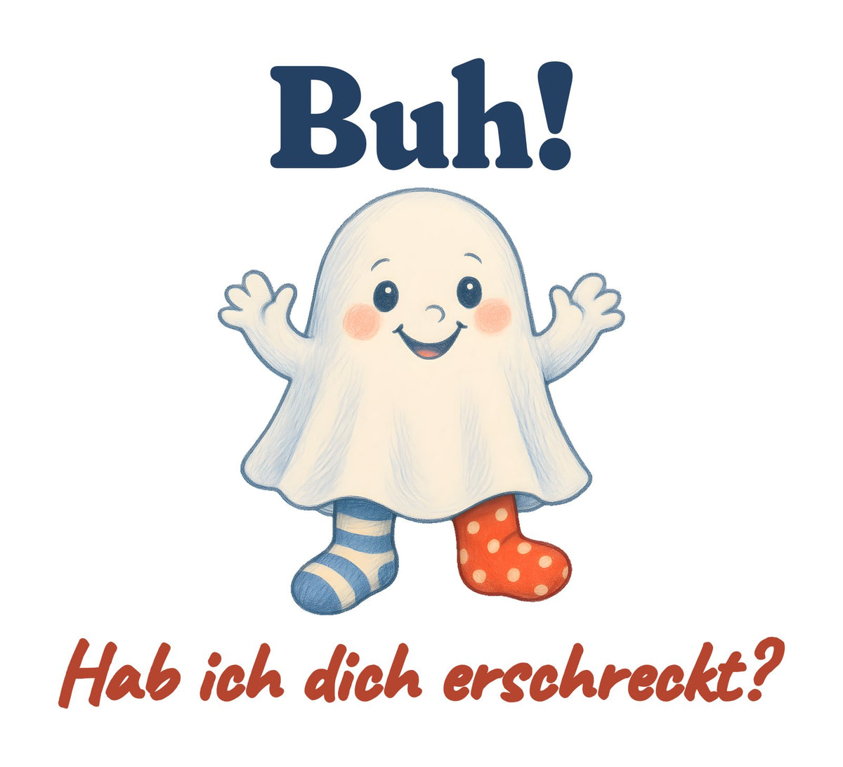 Buh! Hab ich dich erschreckt? — Baby-Body – Motiv