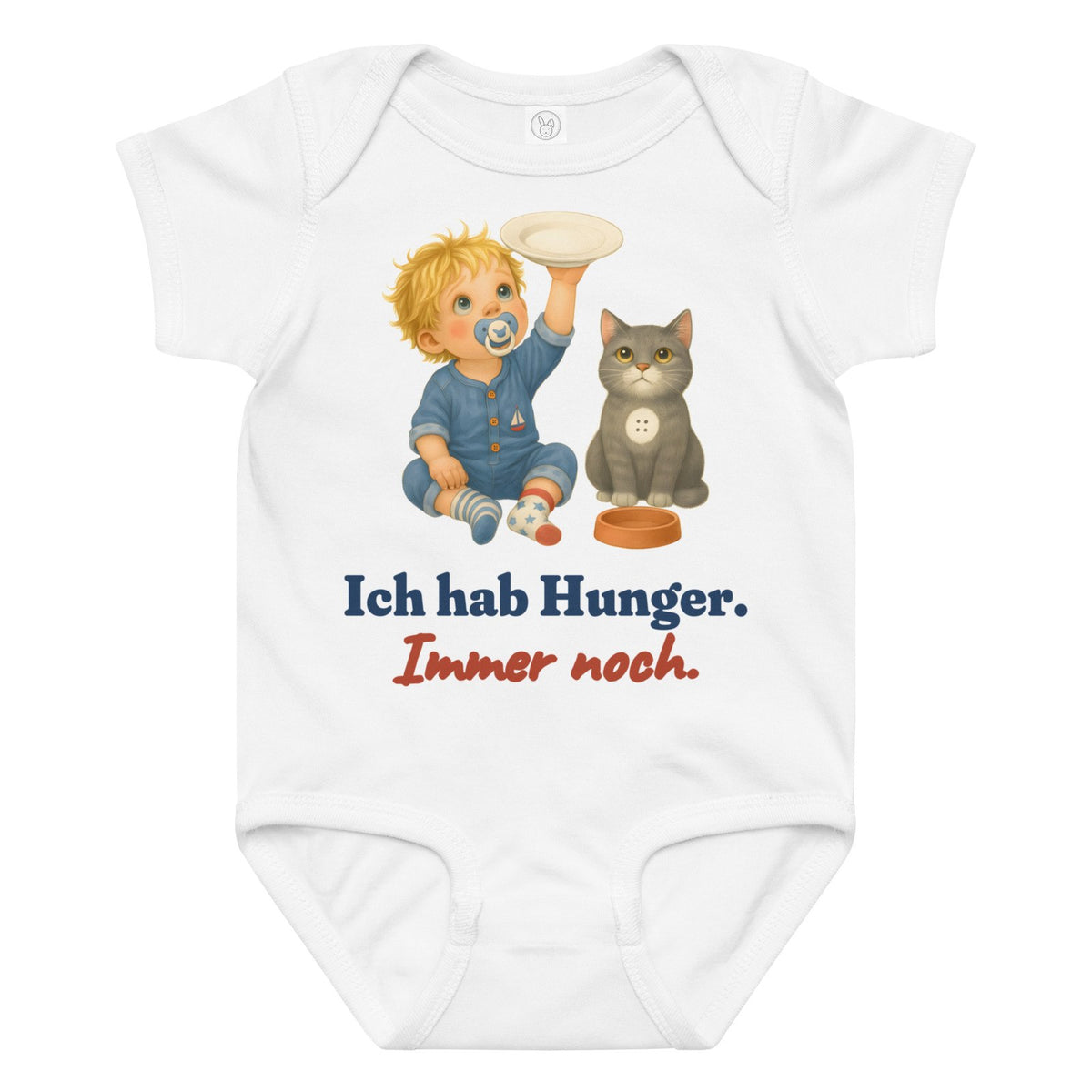 Ich hab Hunger. Immer noch. — Baby-Body – Produktfoto