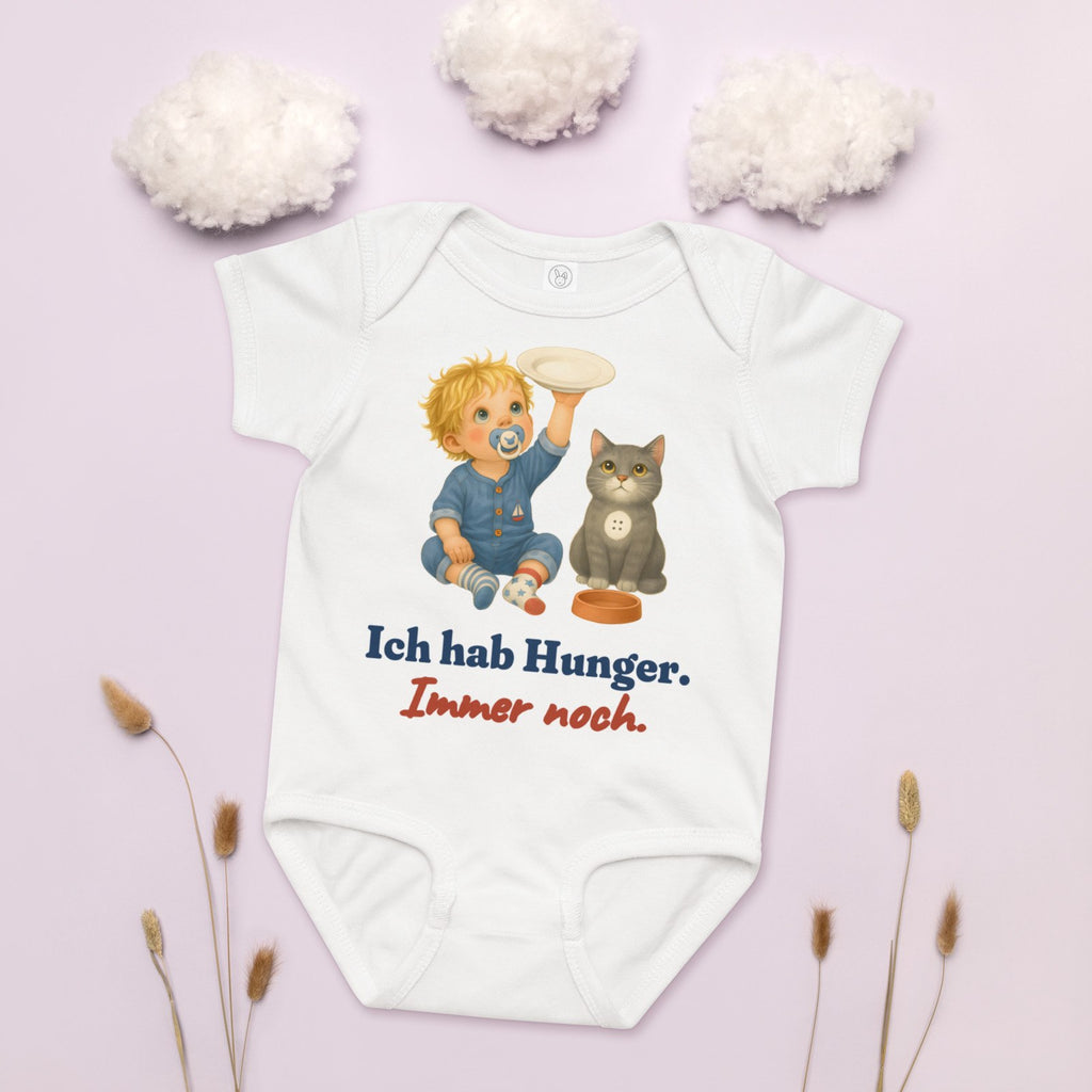 Ich hab Hunger. Immer noch. — Baby-Body – Produktfoto