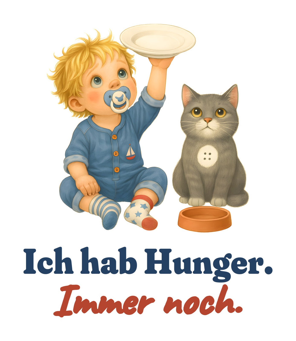 Ich hab Hunger. Immer noch. — Baby-Body – Motiv