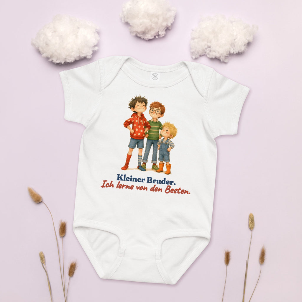 Kleiner Bruder. Ich lerne von den Besten. — Baby-Body – Produktfoto