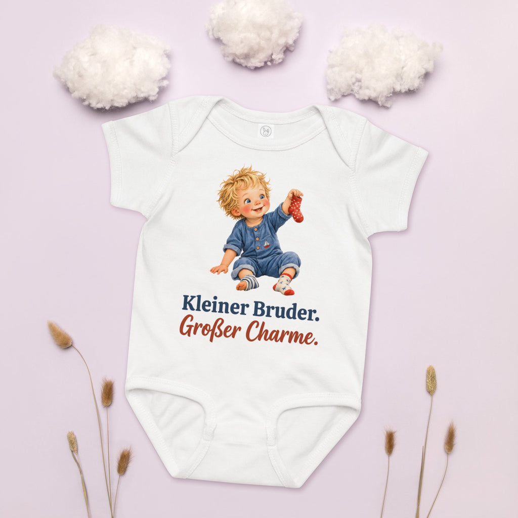 Kleiner Bruder. Großer Charme. — Baby-Body – Produktfoto