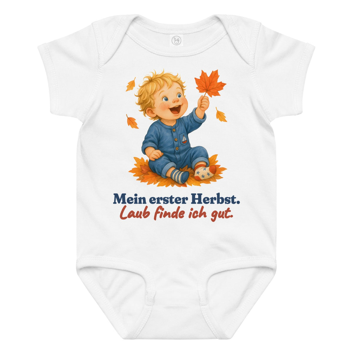 Mein erster Herbst. Laub finde ich gut. — Baby-Body – Produktfoto