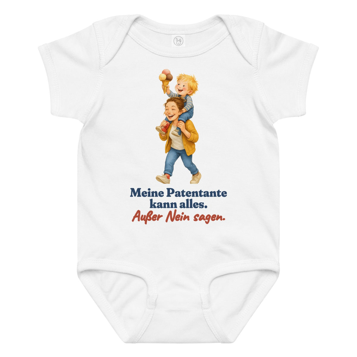 Meine Patentante kann alles. Außer Nein sagen. — Baby-Body – Produktfoto