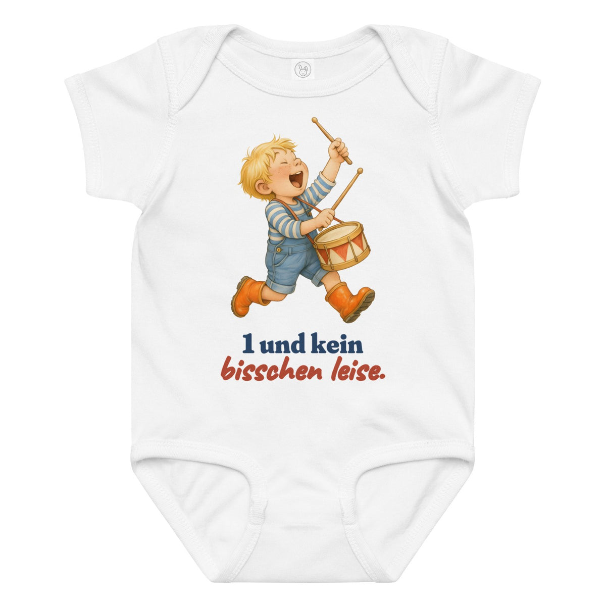 1 und kein bisschen leise. — Baby-Body – Produktfoto
