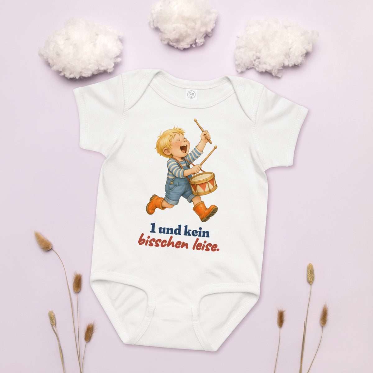 1 und kein bisschen leise. — Baby-Body – Produktfoto