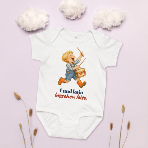 1 und kein bisschen leise. — Baby-Body – Produktfoto