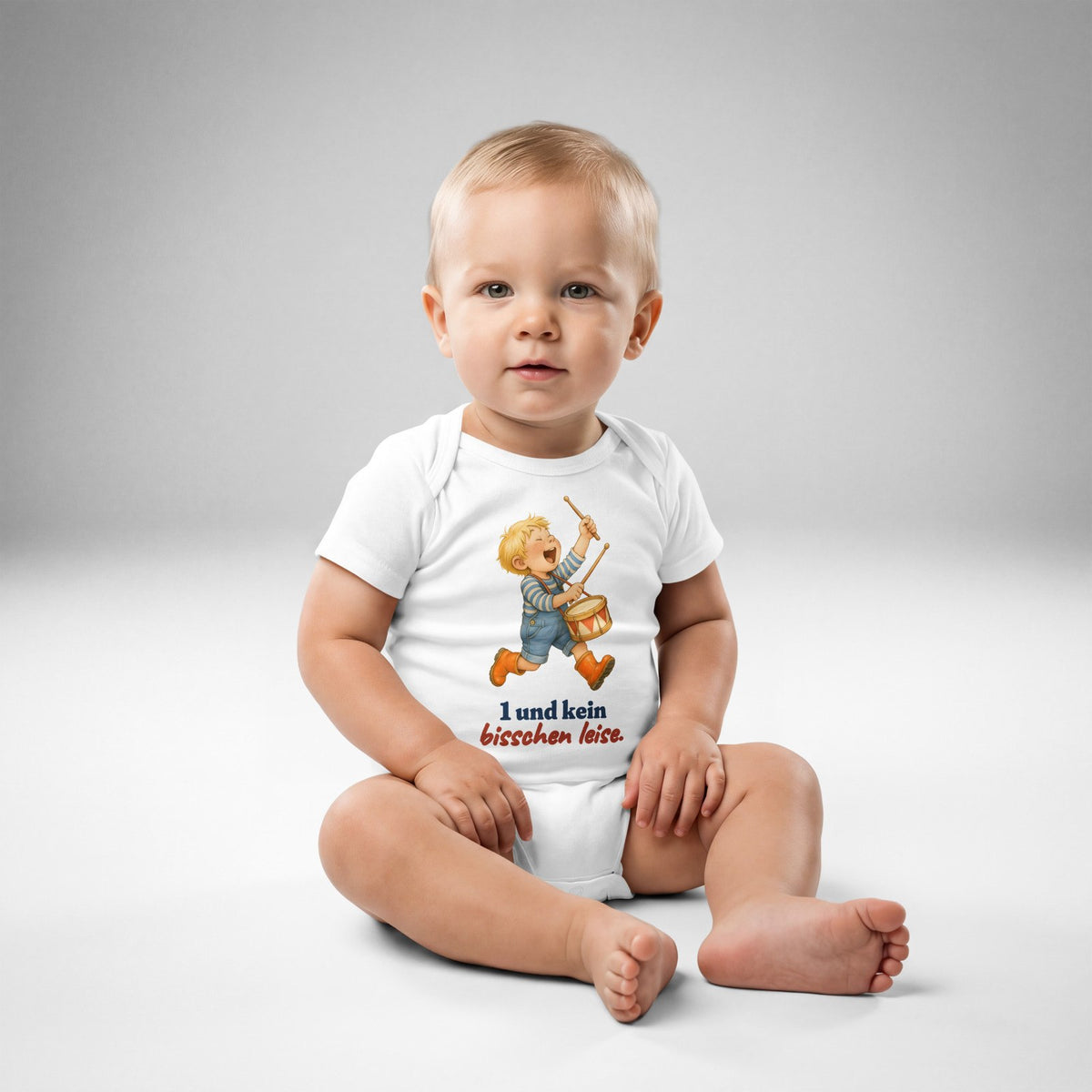 1 und kein bisschen leise. — Baby-Body – Produktfoto
