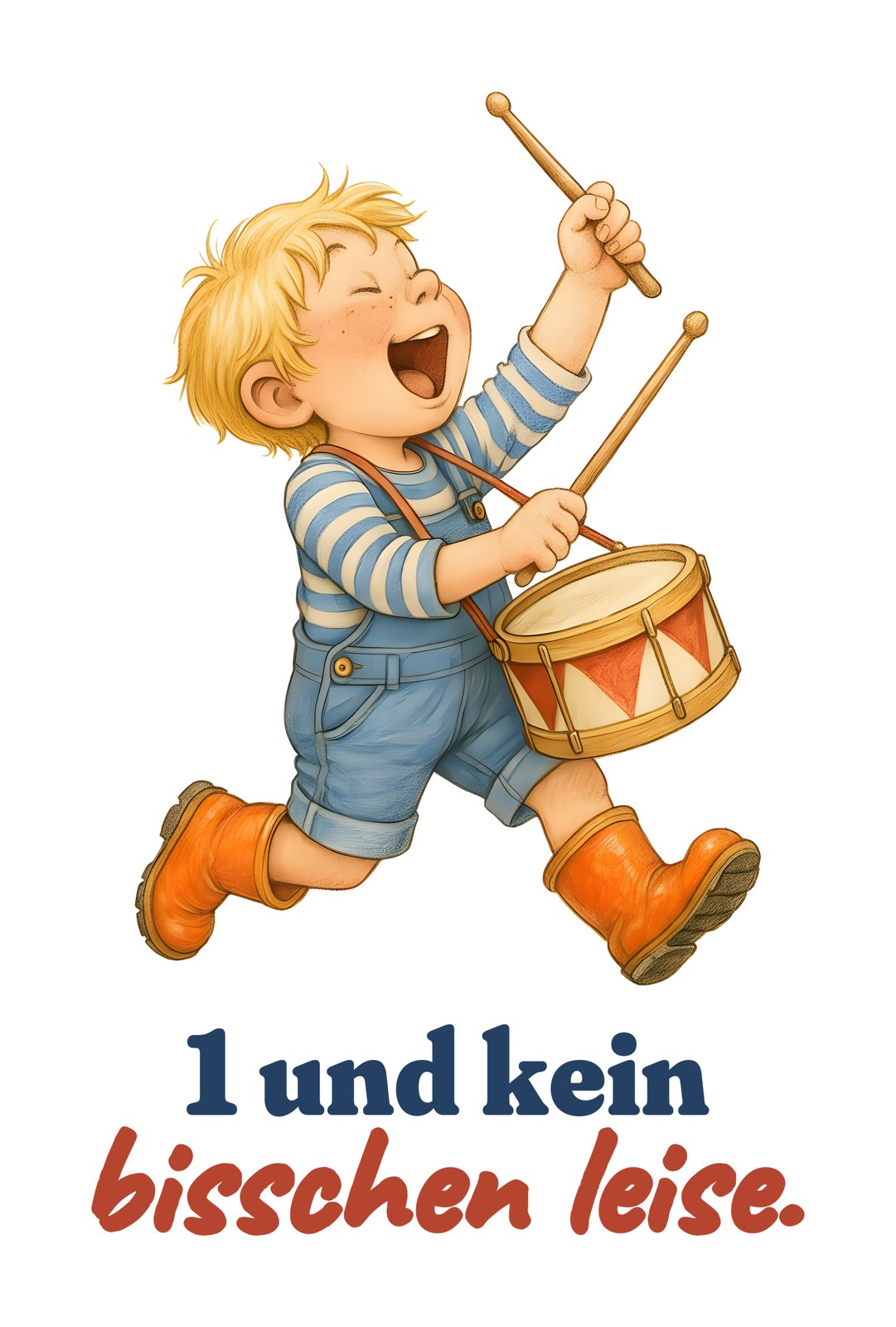 1 und kein bisschen leise. — Baby-Body – Motiv