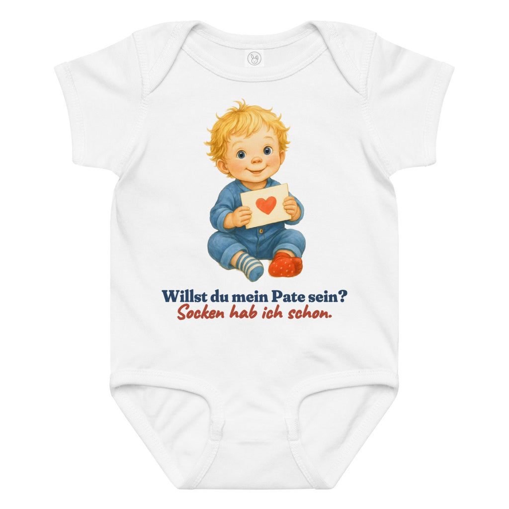 Willst du mein Pate sein? — Baby-Body – Produktfoto