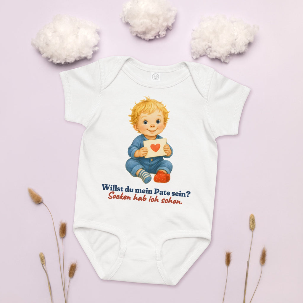 Willst du mein Pate sein? — Baby-Body – Produktfoto