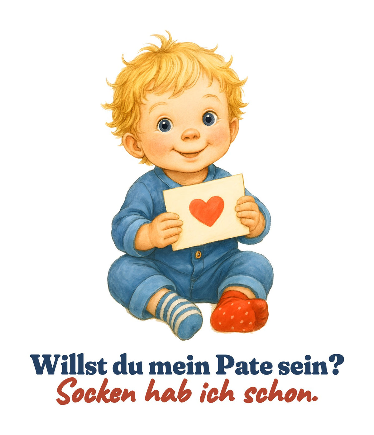 Willst du mein Pate sein? — Baby-Body – Motiv