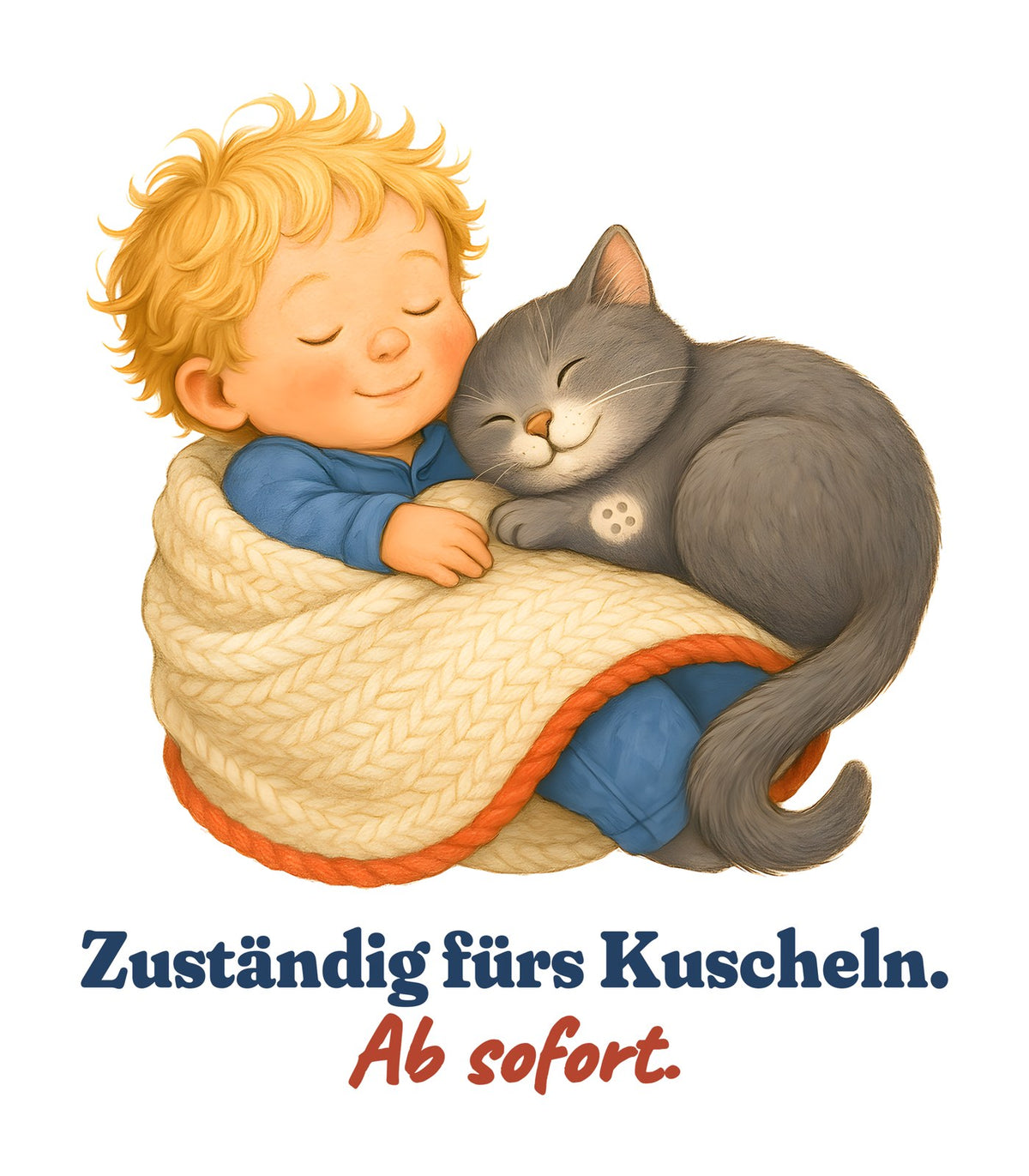 Zuständig fürs Kuscheln. Ab sofort. — Baby-Body – Motiv