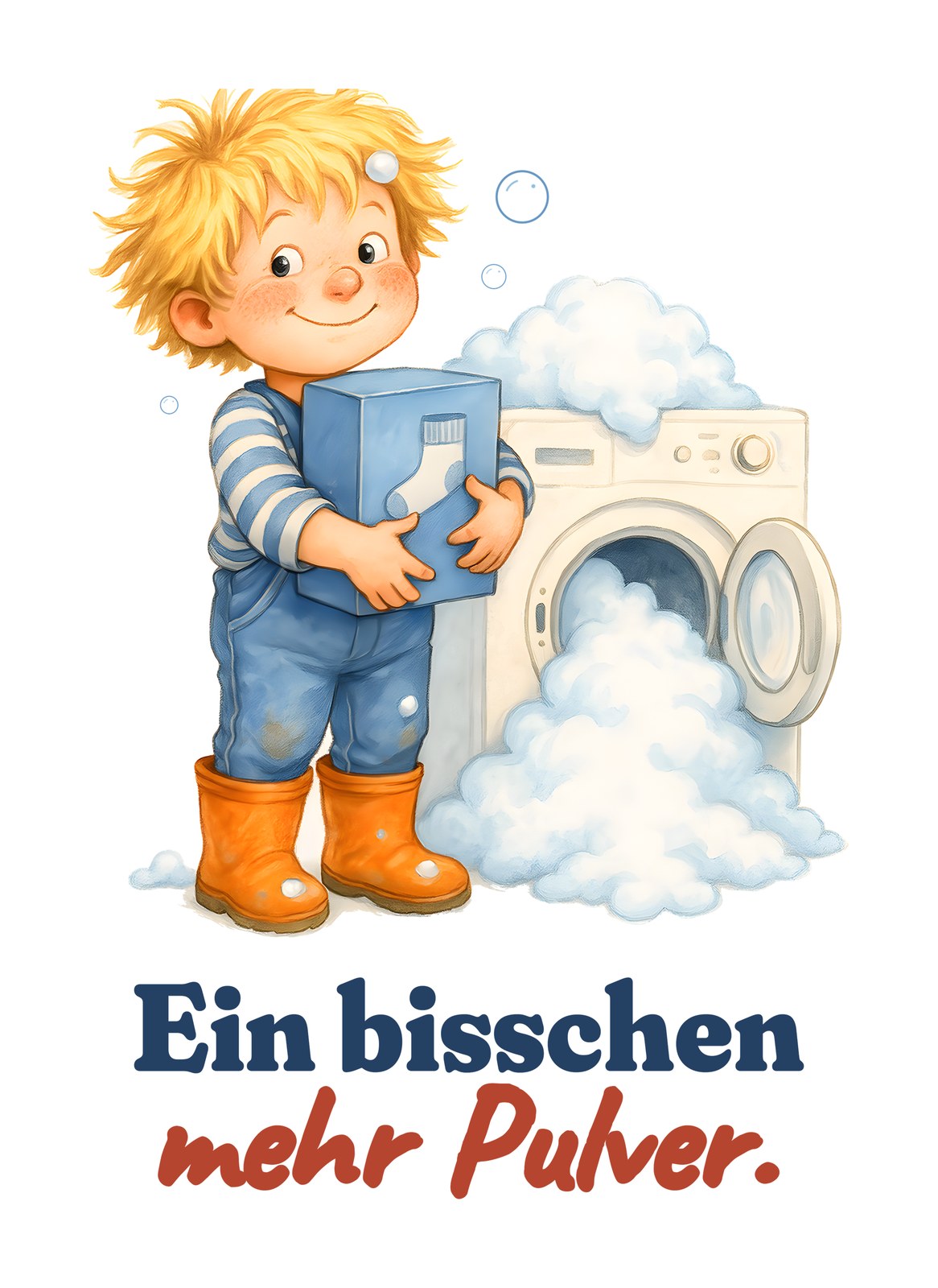 Ein bisschen mehr Pulver. — Stoffbeutel – Motiv