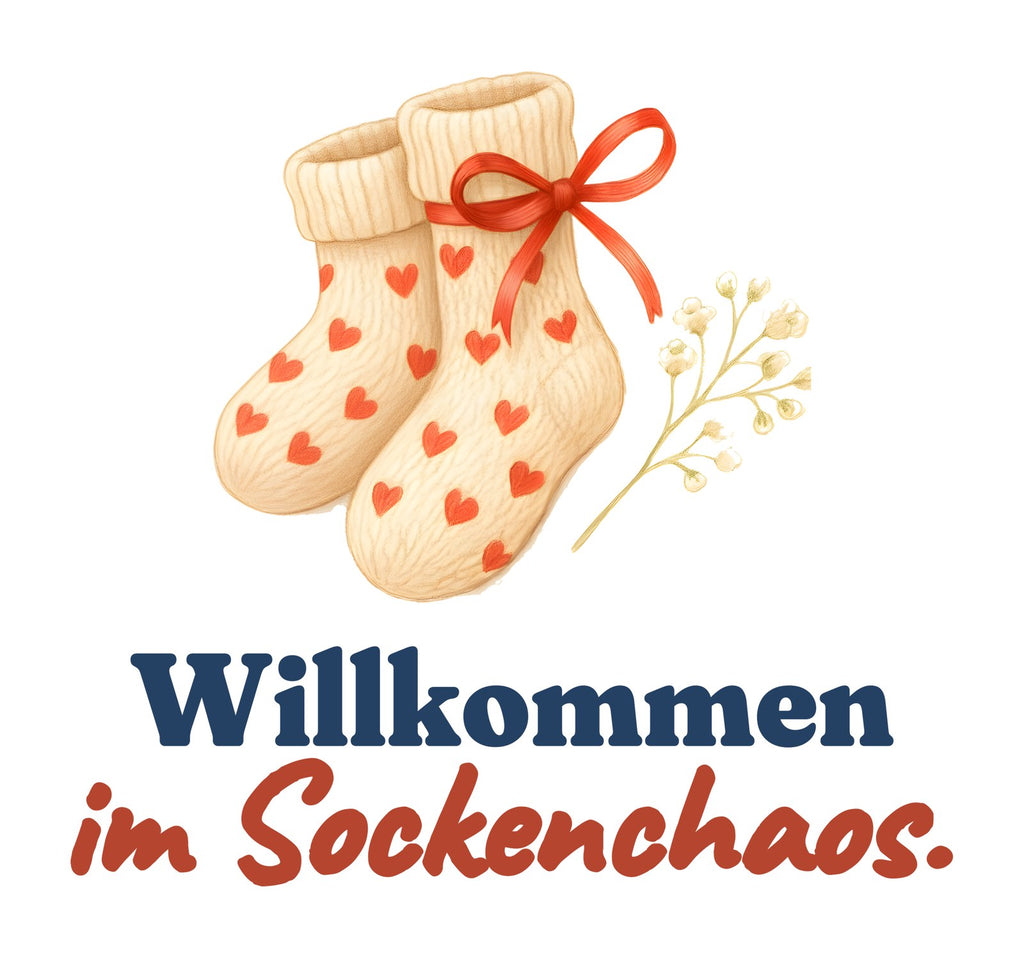 Willkommen im Sockenchaos. — Stoffbeutel – Motiv