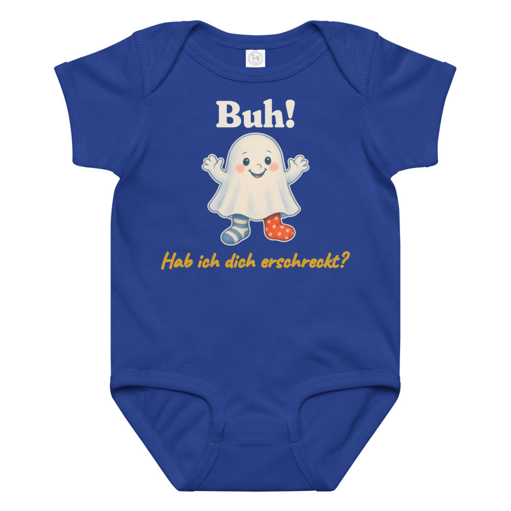 Buh! Hab ich dich erschreckt? — Baby-Body – Königsblau