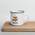 Wirbelwind-Zentrale – Emaille-Tasse