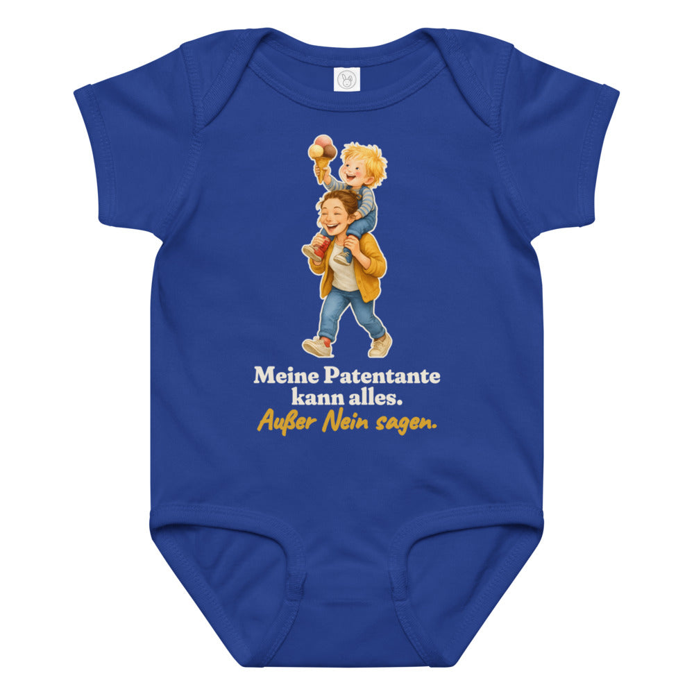 Meine Patentante kann alles. Außer Nein sagen. — Baby-Body – Königsblau