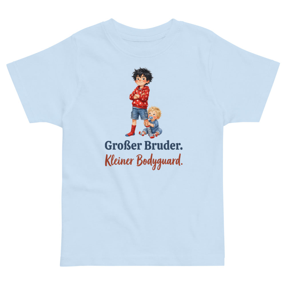 Großer Bruder. Kleiner Bodyguard. — Kleinkind-Shirt – Hellblau