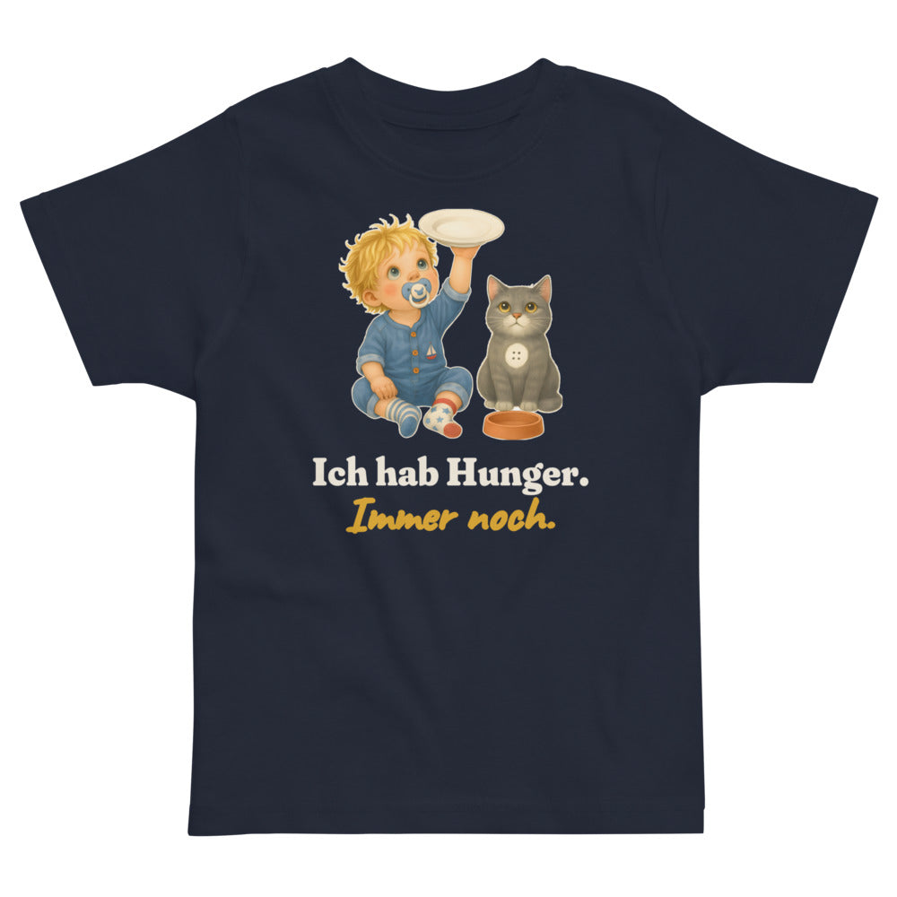 Ich hab Hunger. Immer noch. — Kleinkind-Shirt – Nachtblau