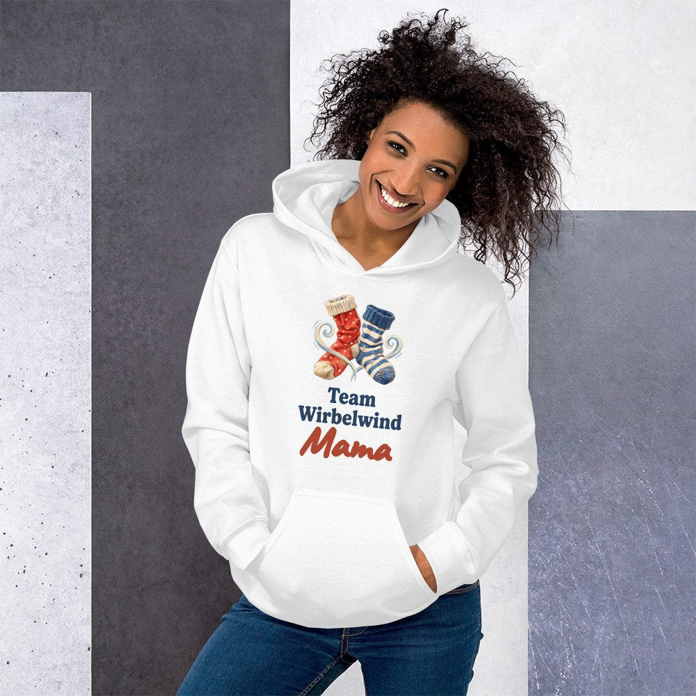 Team Wirbelwind: Mama / Papa — Hoodie – Produktfoto 3