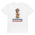 Achtung, Wirbelwind! — Bio-Kindershirt – Produktfoto