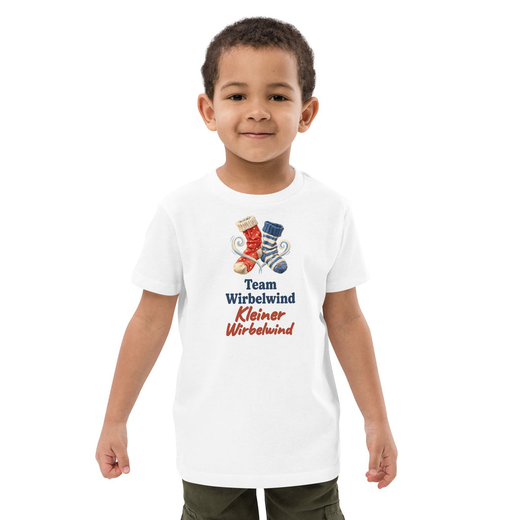 Team Wirbelwind: Kleiner Wirbelwind — Bio-Kindershirt – Produktfoto 2