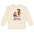 Das war Kater Knopf. — Kinder-Sweatshirt – Produktfoto