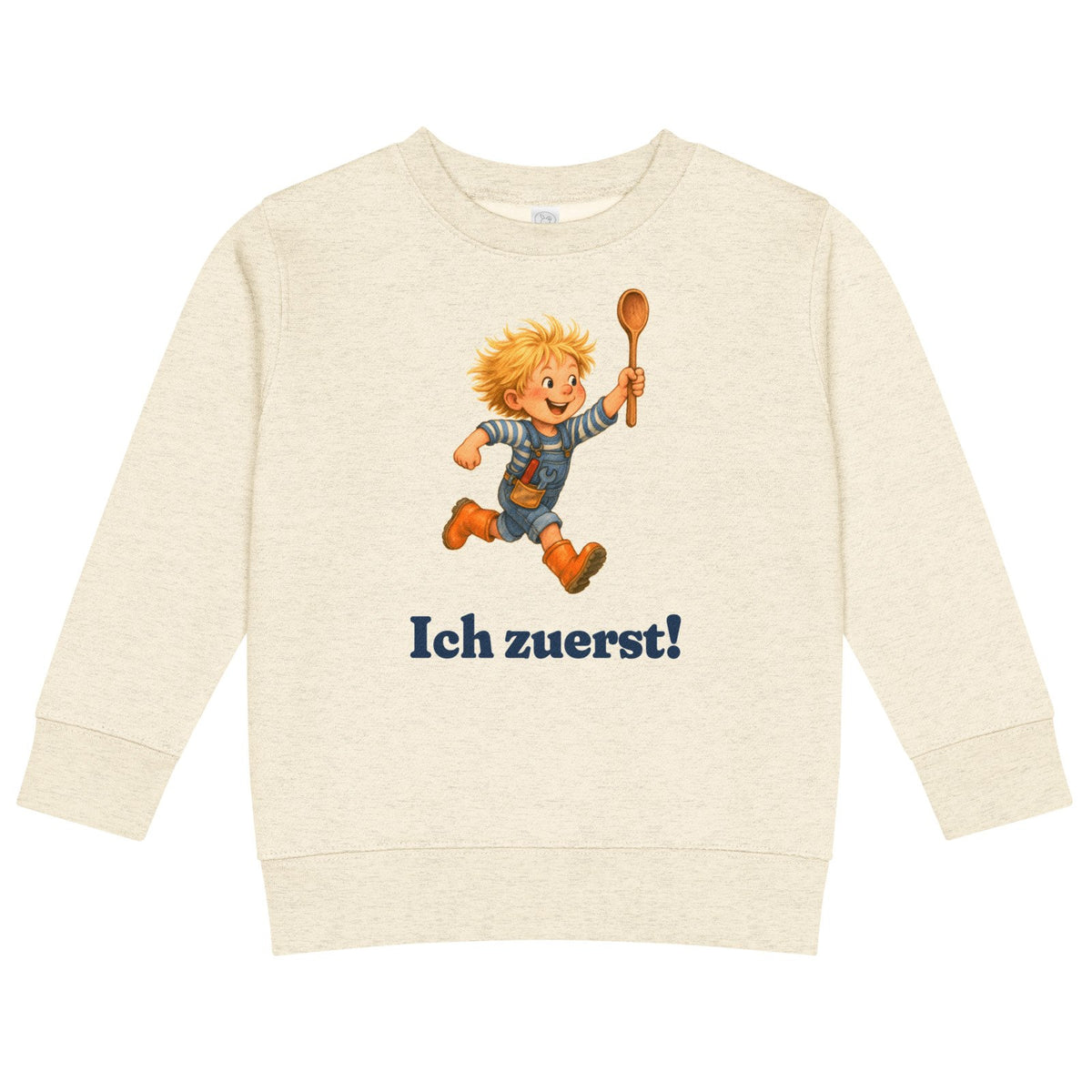 Ich zuerst! — Kinder-Sweatshirt – Produktfoto