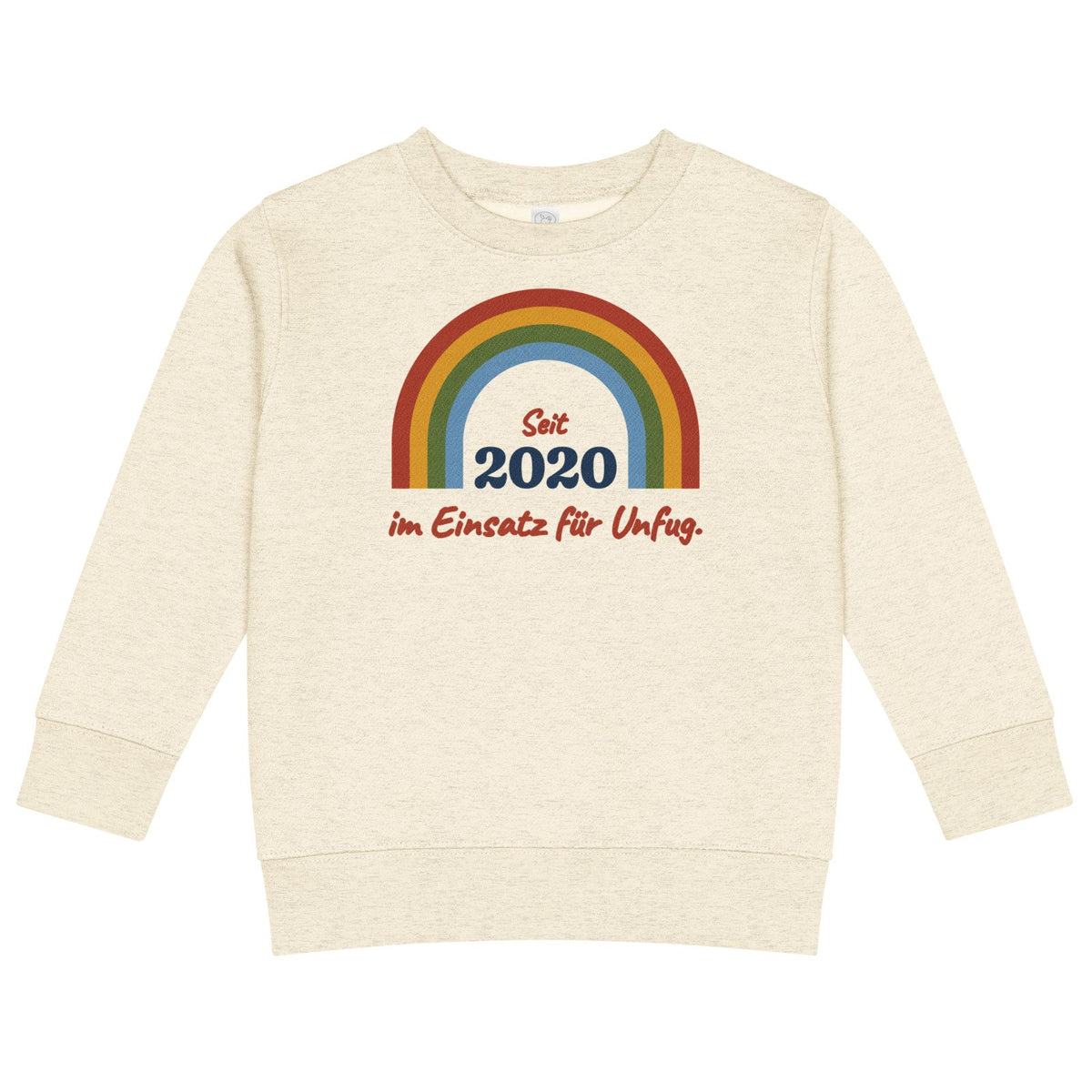 Seit 2020 im Einsatz für Unfug. — Kinder-Sweatshirt – Produktfoto