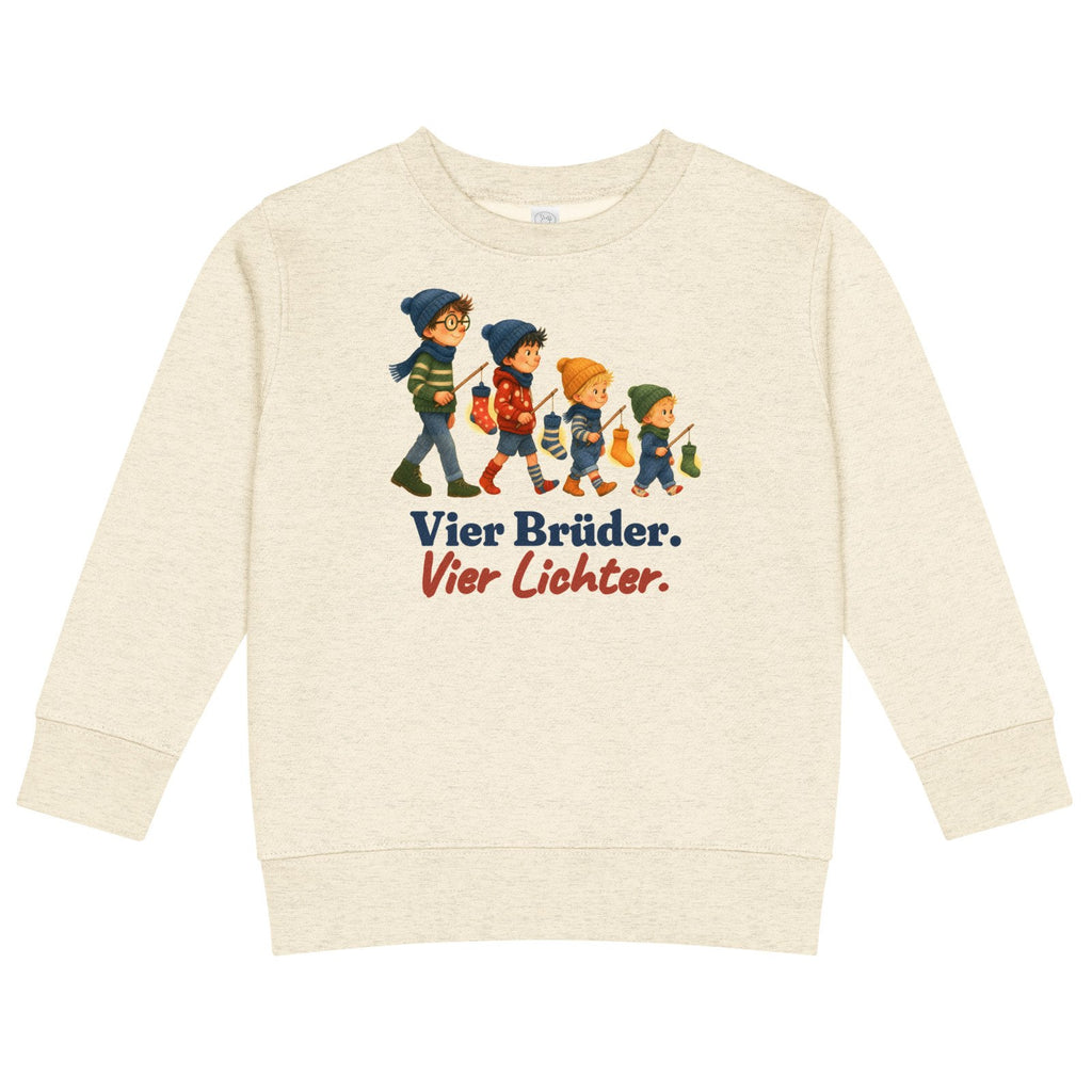 Vier Brüder. Vier Lichter. — Kinder-Sweatshirt – Produktfoto