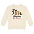 Vier Brüder. Vier Lichter. — Kinder-Sweatshirt – Produktfoto