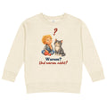 Warum? Und warum nicht? — Kinder-Sweatshirt – Produktfoto