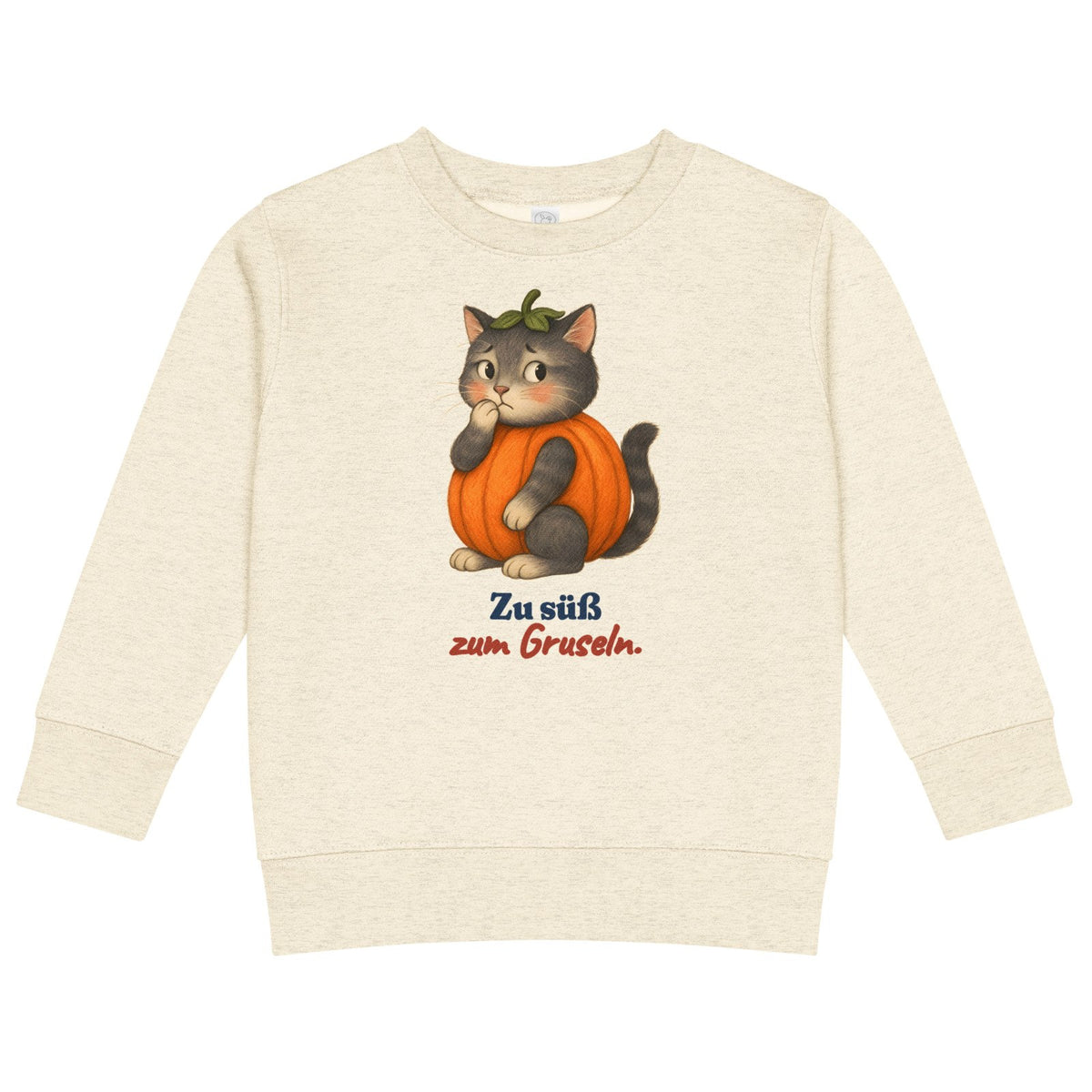 Zu süß zum Gruseln. — Kinder-Sweatshirt – Produktfoto