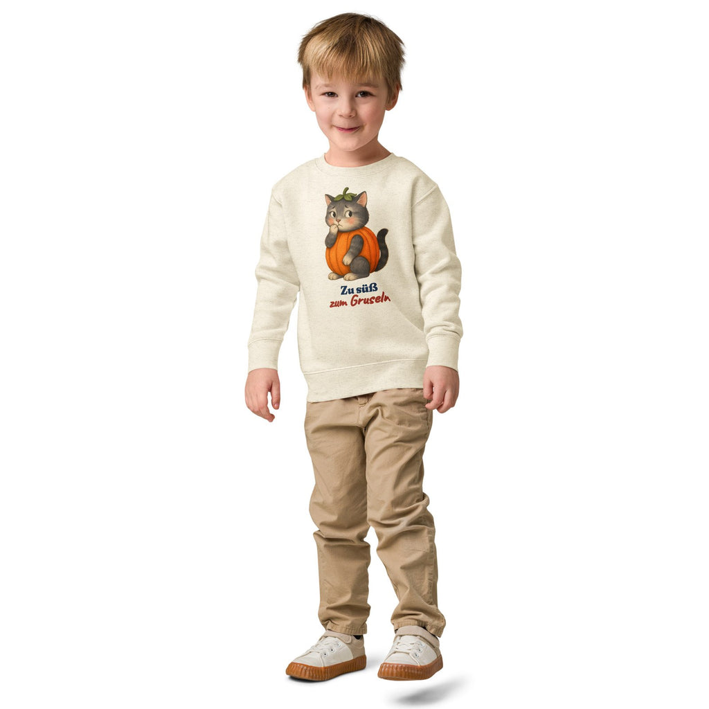 Zu süß zum Gruseln. — Kinder-Sweatshirt – Produktfoto