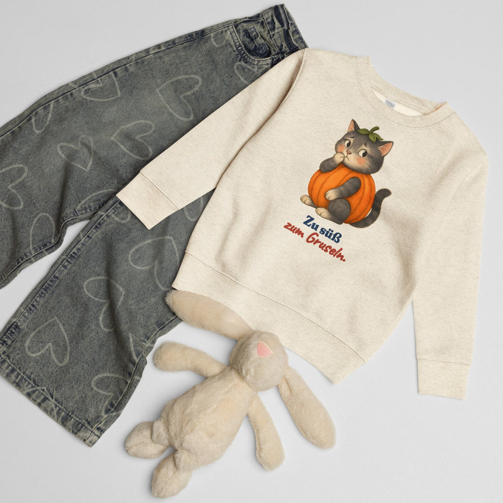 Zu süß zum Gruseln. — Kinder-Sweatshirt – Produktfoto