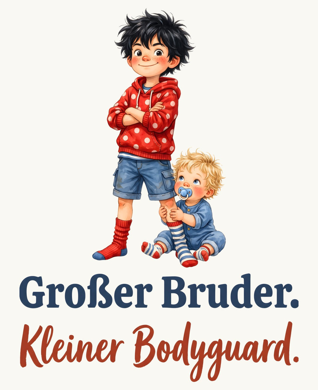 Großer Bruder. Kleiner Bodyguard. — Kleinkind-Shirt – Motiv