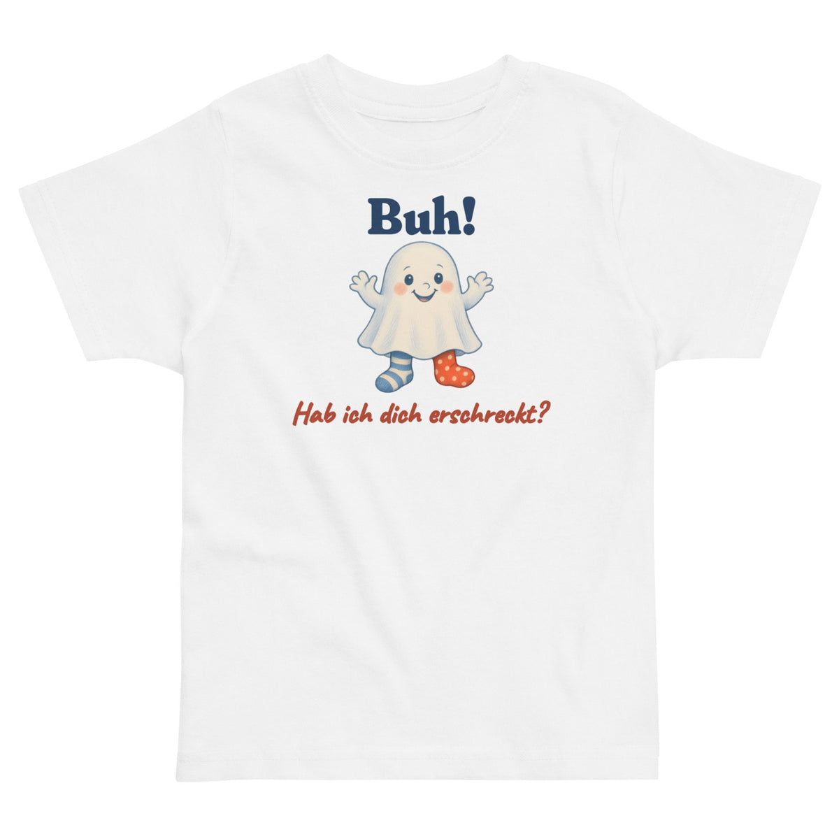 Buh! Hab ich dich erschreckt? — Kleinkind-Shirt – Produktfoto