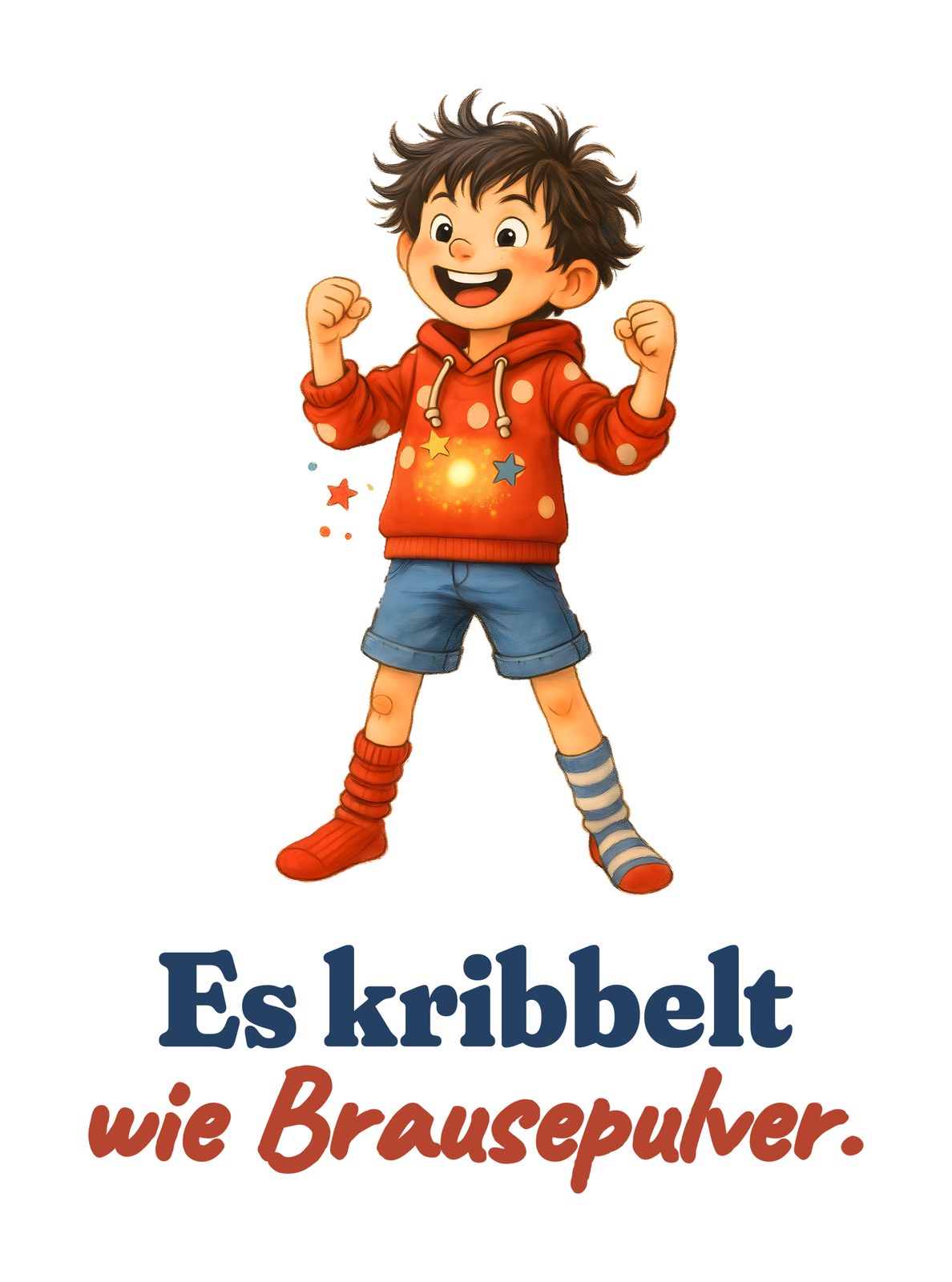 Es kribbelt wie Brausepulver. — Kleinkind-Shirt – Motiv