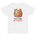 Ganz ruhig. Wie ein Capybara. — Kleinkind-Shirt – Produktfoto