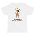 Ich bin schon 5. Und hab alles im Griff. — Kleinkind-Shirt – Produktfoto
