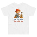 Ich hör dich. Ich tüftle nur. — Kleinkind-Shirt – Produktfoto