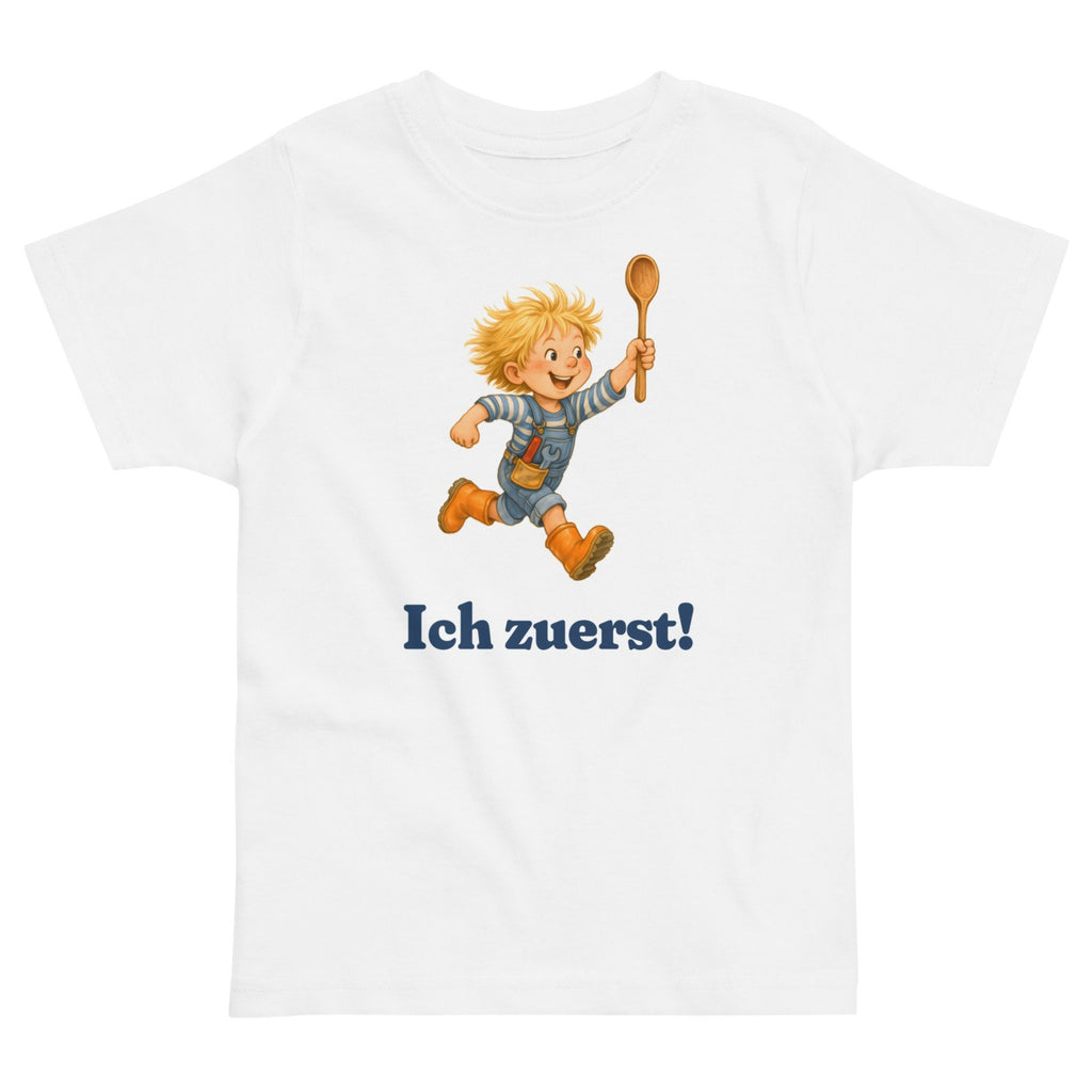 Ich zuerst! — Kleinkind-Shirt – Produktfoto