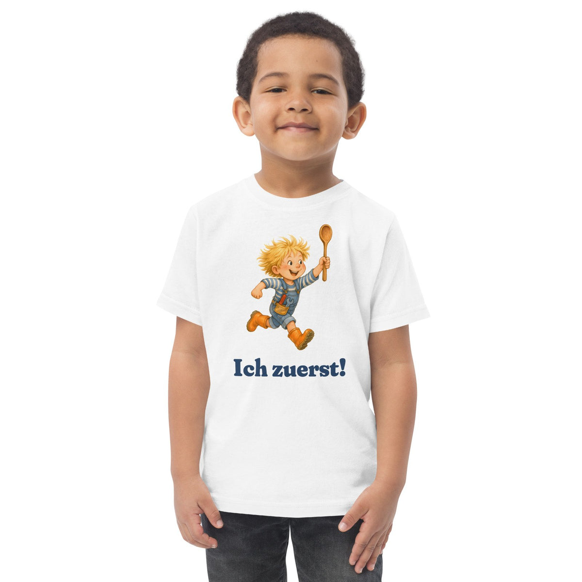 Ich zuerst! — Kleinkind-Shirt – Produktfoto