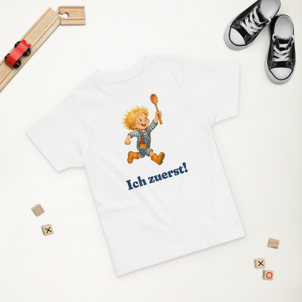 Ich zuerst! — Kleinkind-Shirt – Produktfoto