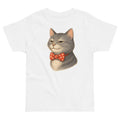 Kater Knopf mit Fliege — Kleinkind-Shirt – Produktfoto