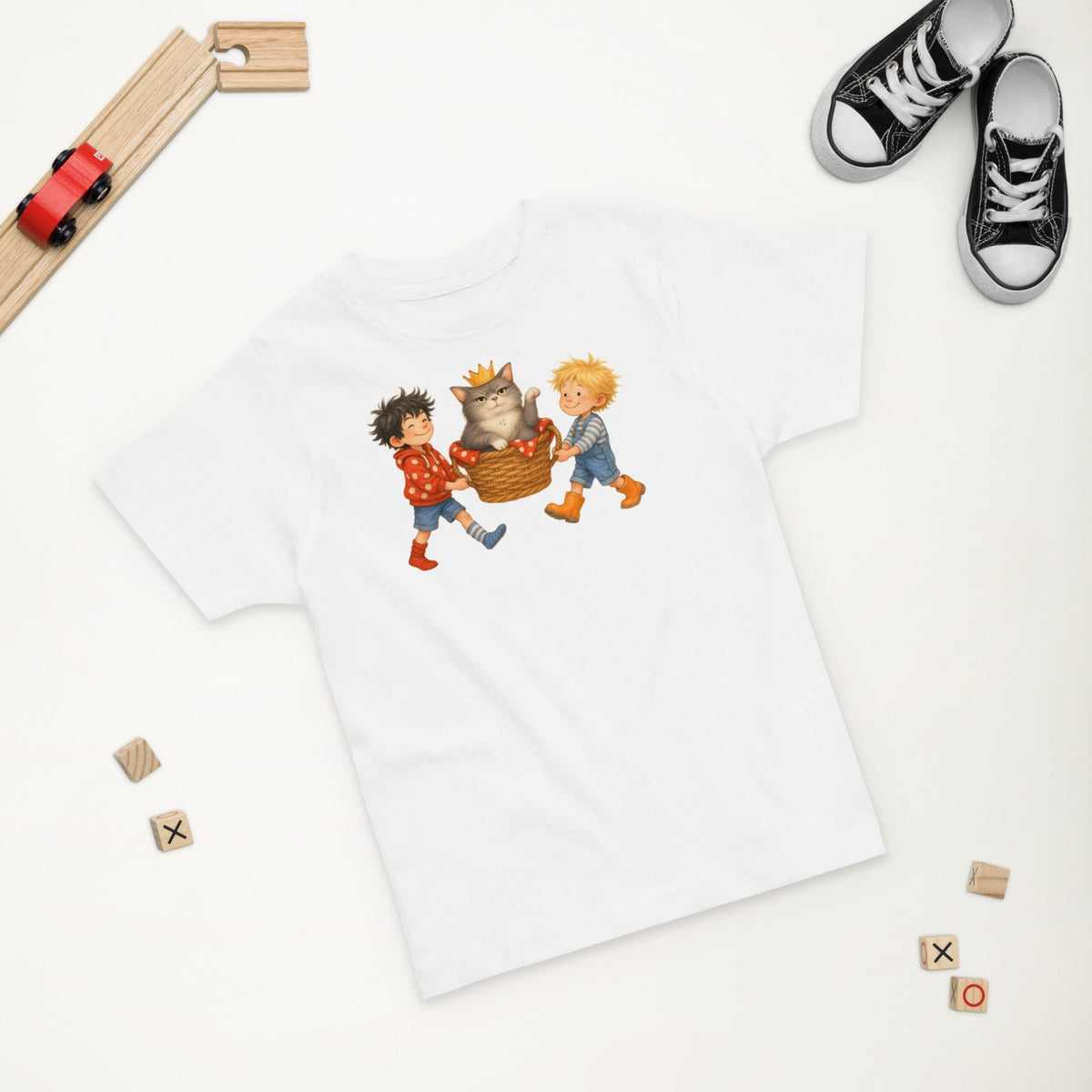 König Knopf — Kleinkind-Shirt – Produktfoto