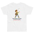 Papierflieger-Kapitän. Landung: irgendwo. — Kleinkind-Shirt – Produktfoto